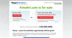 Desktop Screenshot of kimahri.com